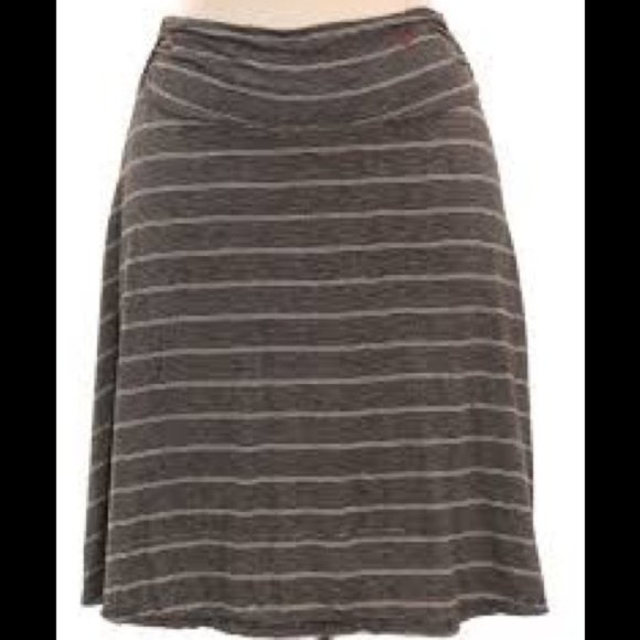 Merona Dresses & Skirts - Merona Gray & White Striped Skirt